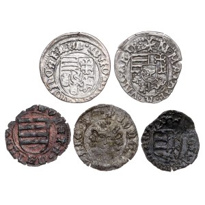 Hungary - Matthias Corvinus (1458-1490) Denar LOT