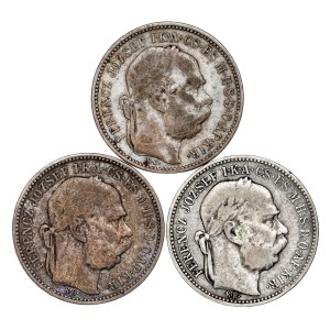 Franz Joseph I. (1848-1916) 1 Korona KB LOT
