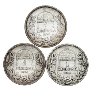 Franz Joseph I. (1848-1916) 1 Korona KB LOT