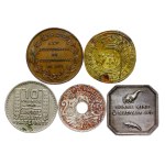 France, Belgium - Coin, medal LOT