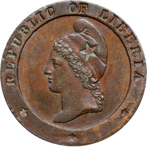 Liberia - 1 Cent 1862