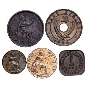 Great Britain - Coin LOT - 5 pcs