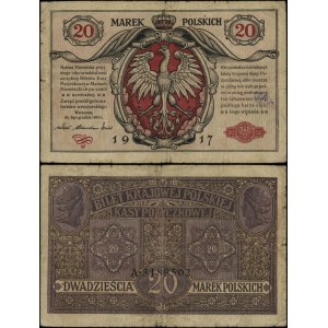 Poland, 20 Polish marks, 9.12.1916, general, A