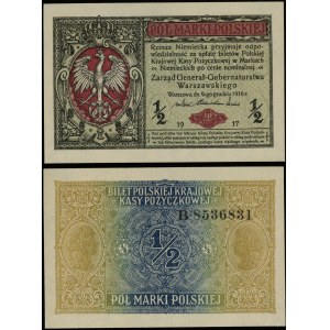 Poland, 1/2 Polish mark, 9.12.1916, General, B