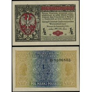 Poland, 1/2 Polish mark, 9.12.1916, General, B