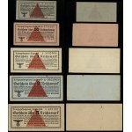 Kriegsgefangen Lagergeld (1939-1945), set of 5 bills, no date