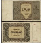 Poland, 1,000 zloty, 1945