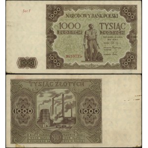 Polen, 1.000 Zloty, 15.07.1947, F