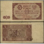 Poland, 5 zloty, 1.07.1948
