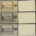 Poland, set of 3 bricks for the construction of the headquarters of the Central Committee of the Polish United Workers