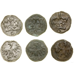 Pologne, ensemble : 3 x couronne, sans date, Cracovie