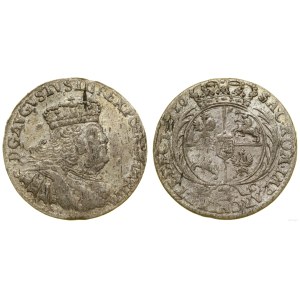 Poland, trojak, 1756, Leipzig