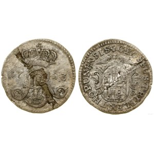 Poland, trojak, 1763 DB, Torun