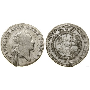Poland, zloty (4 groszy), 1767 FS, Warsaw