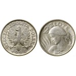 Poland, 2 zloty, 1924, Philadelphia