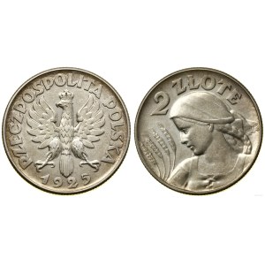 Poland, 2 zloty, 1925, Philadelphia