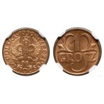 Poland, 1 grosz, 1939, Warsaw