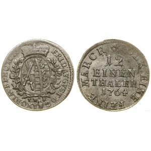 Germany, 1/12 thaler (dwagrosh), 1764 IFôF, Leipzig