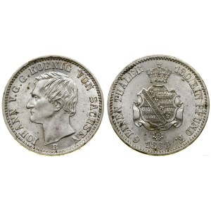Germany, 1/6 thaler, 1866 B, Hannover