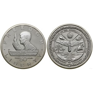 Isole Marshall, 50 dollari, 1995, Coeur d'Alene