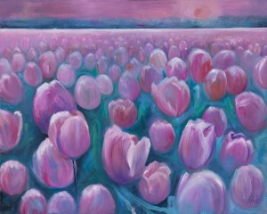 Anna Kołakowska, Pink tulips, 2026