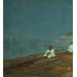 De Nittis, Seascape with figures