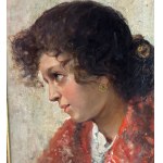VINCENZO IROLLI, Portrait d'une jeune femme - VINCENZO IROLLI