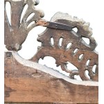 Fireplace-style mirror