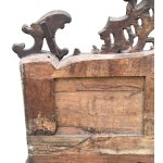 Fireplace-style mirror