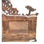 Fireplace-style mirror