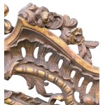 Fireplace-style mirror