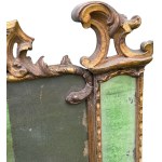 Fireplace-style mirror