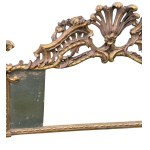 Fireplace-style mirror