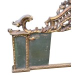 Fireplace-style mirror