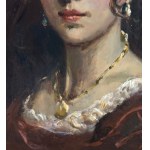 SIGNATURE NON IDENTIFIÉE, Portrait de femme