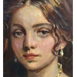 SIGNATURE NON IDENTIFIÉE, Portrait de femme