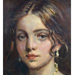 SIGNATURE NON IDENTIFIÉE, Portrait de femme