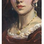 SIGNATURE NON IDENTIFIÉE, Portrait de femme