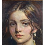 SIGNATURE NON IDENTIFIÉE, Portrait de femme