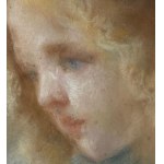 SIGNATURE NON IDENTIFIÉE, Portrait d'une jeune femme