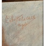 SIGNATURE NON IDENTIFIÉE, Portrait d'une jeune femme