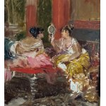 ANONIMO, Deux femmes dans un intérieur
