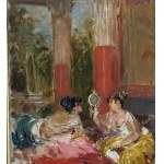 ANONIMO, Deux femmes dans un intérieur