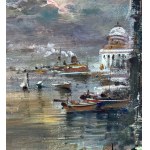 UNIDENTIFIED SIGNATURE, View of Ischia with boats and fishermen