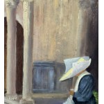 ANONIMO, Convent exterior with nun