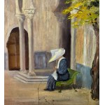 ANONIMO, Convent exterior with nun