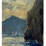 Attilio Pratella, Aperçu du paysage marin de Capri - Attilio Pratella