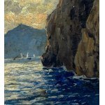 Attilio Pratella, Aperçu du paysage marin de Capri - Attilio Pratella