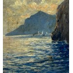 Attilio Pratella, Aperçu du paysage marin de Capri - Attilio Pratella