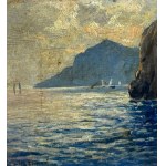 Attilio Pratella, Aperçu du paysage marin de Capri - Attilio Pratella